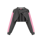Diagonal Bolero Sweatshirt