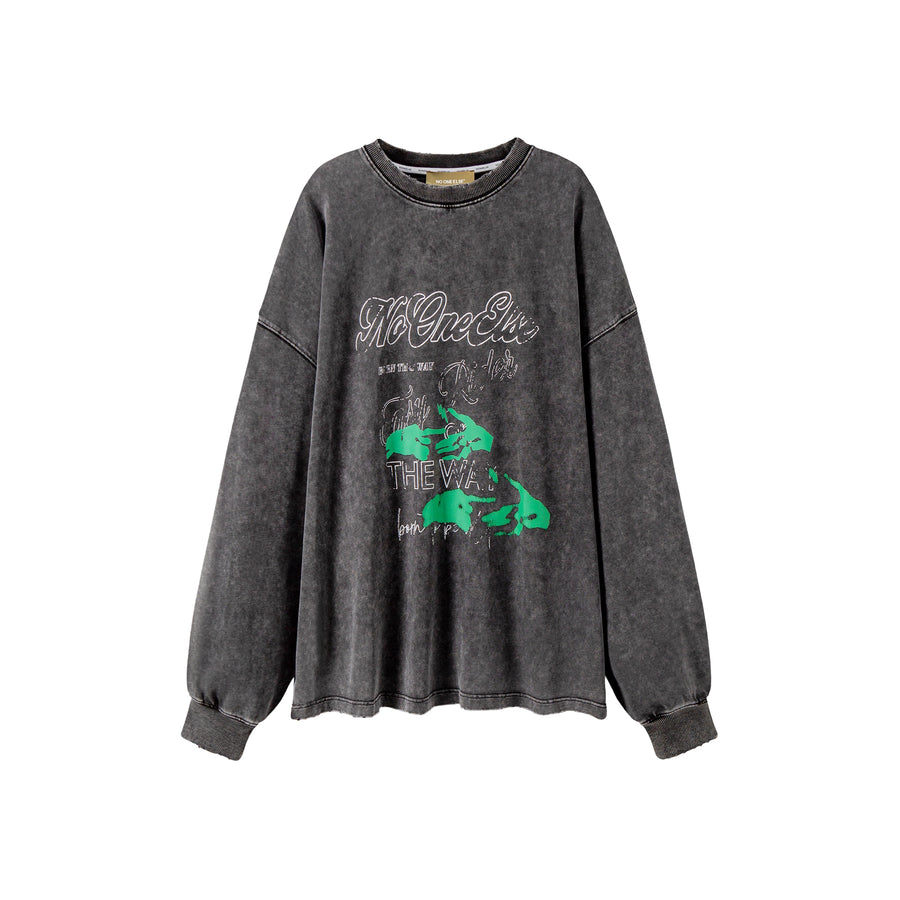 CHUU Noe Pattern Loose Fit T-Shirt