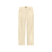 Neutral Corduroy Straight Pants