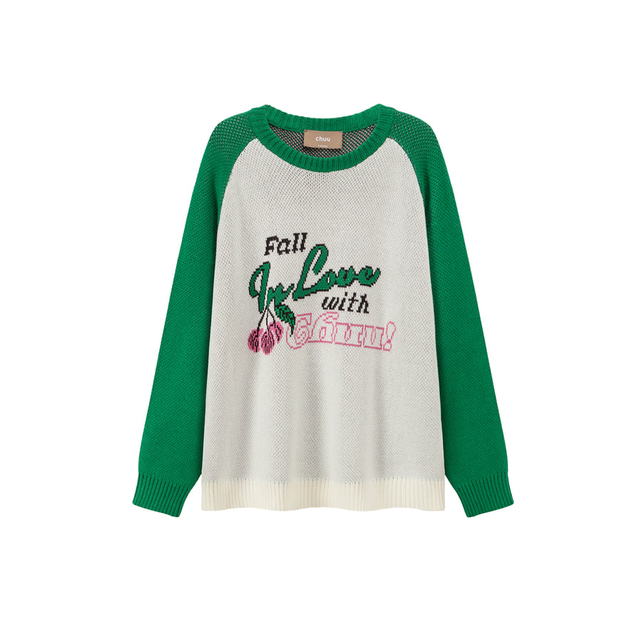 CHUU Fall In Love With You Knit Sweater