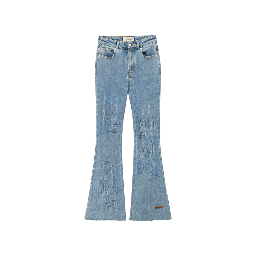 CHUU Slim Bootcut Denim Jeans