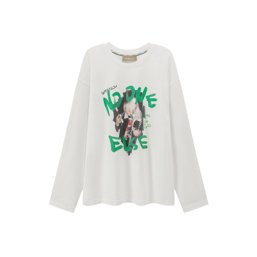 CHUU Noe Wild Printed Loose Fit T-Shirt