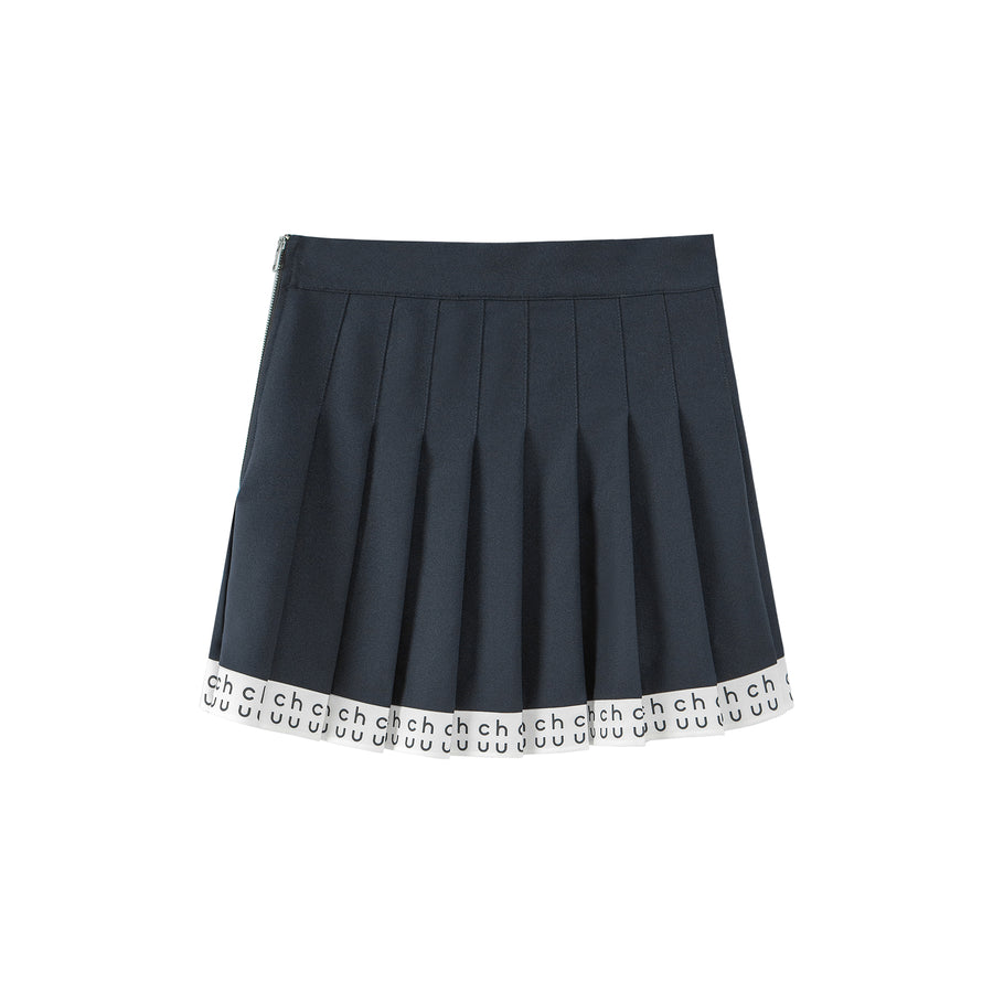 CHUU Hem Band Mini Tennis Pleated Skirt