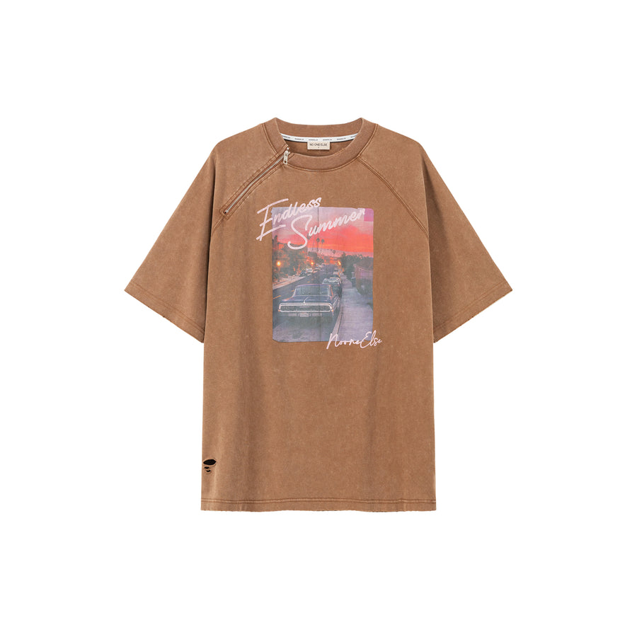 CHUU Raglan Endless Summer Loose Fit T-Shirt