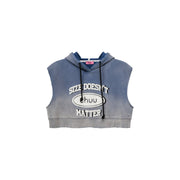 Size Doesnt Matter Gradient Hooded Vest