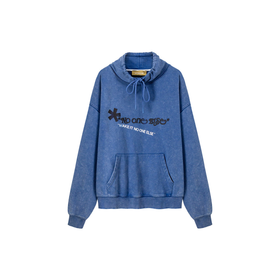 CHUU Star Logo Loose Fit Hoodie