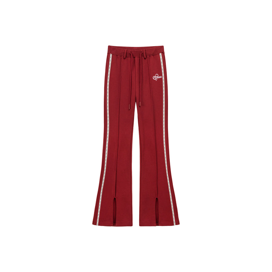 CHUU Slit Bootcut Sweat Pants