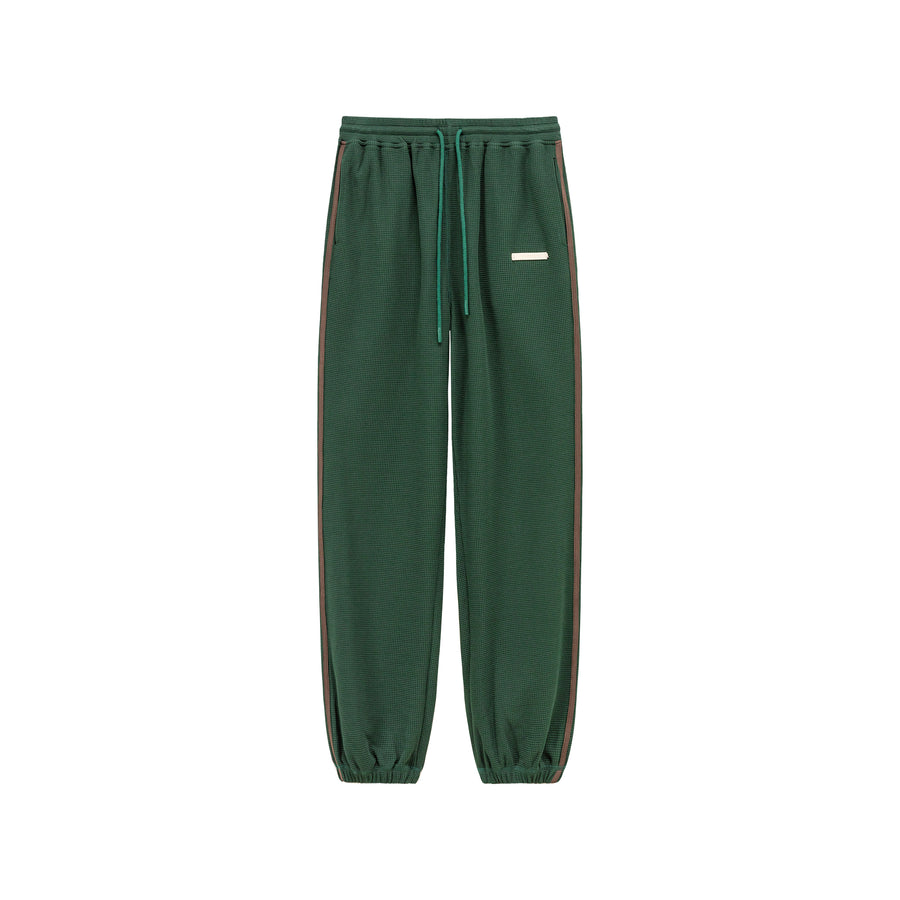 CHUU Casual Waffle Loose Fit Jogger Sweatpants