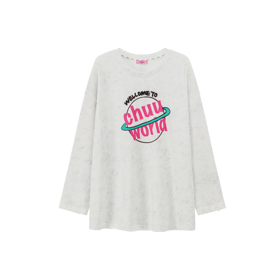 CHUU Welcome To Chuu World Sweatshirt