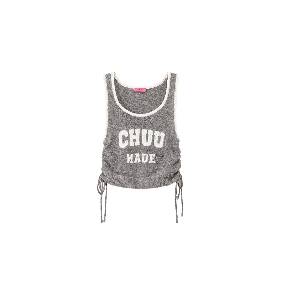 CHUU String Color Matching Line Sleeveless Top