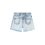 Front Pockets Denim Shorts