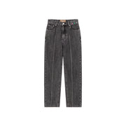 Fortune And Fame Straight Brushed Denim Pants