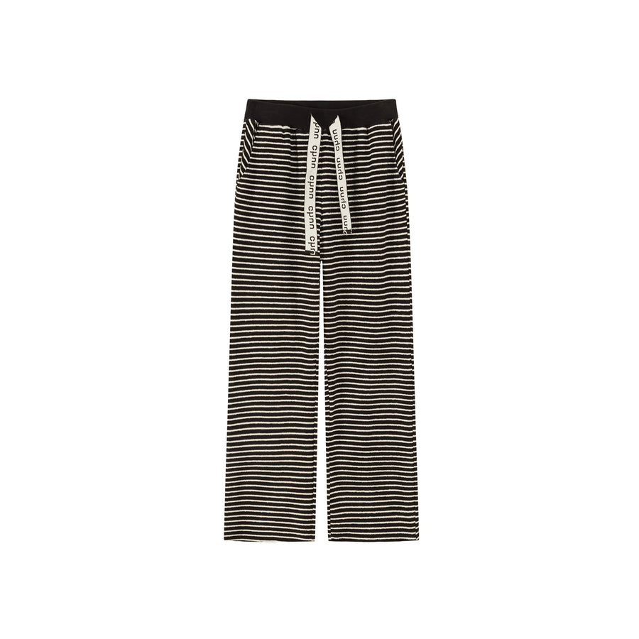 CHUU Workday Wind Stripe Wide Casual Pants