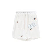 Banded Butterfly Pocket Shorts
