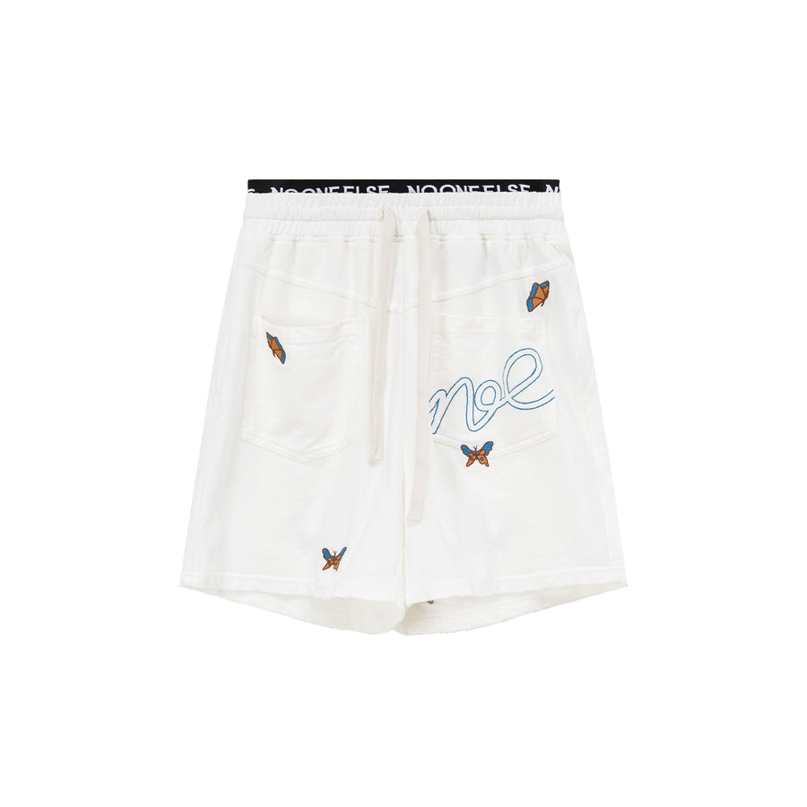 CHUU Banded Butterfly Pocket Shorts