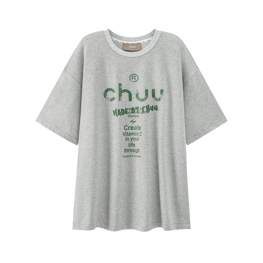 CHUU Vitamin C Loosefit Maxi T-Shirt