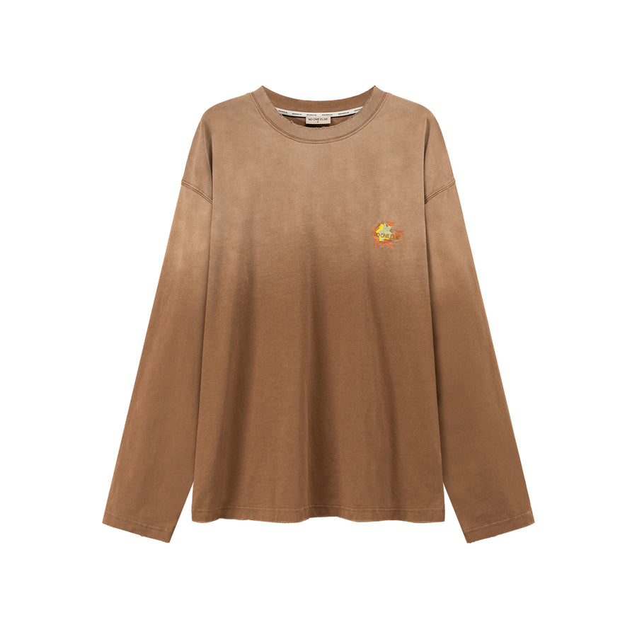 CHUU Noe Embroidered Loose-Fit T-Shirt