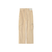 Corduroy Straight Cargo Pants