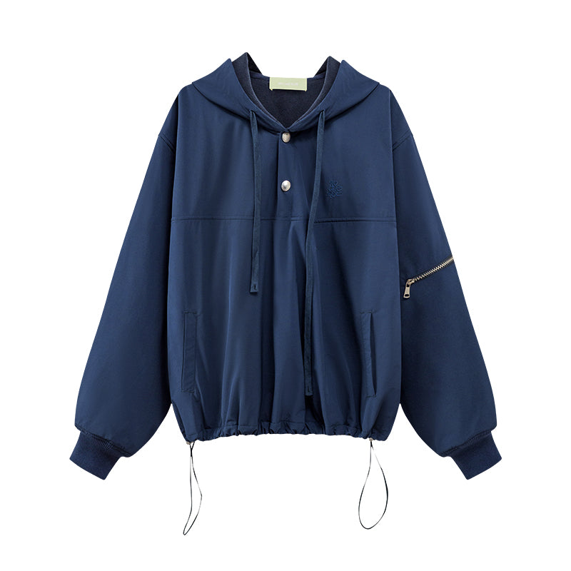 CHUU String Hooded Jacket