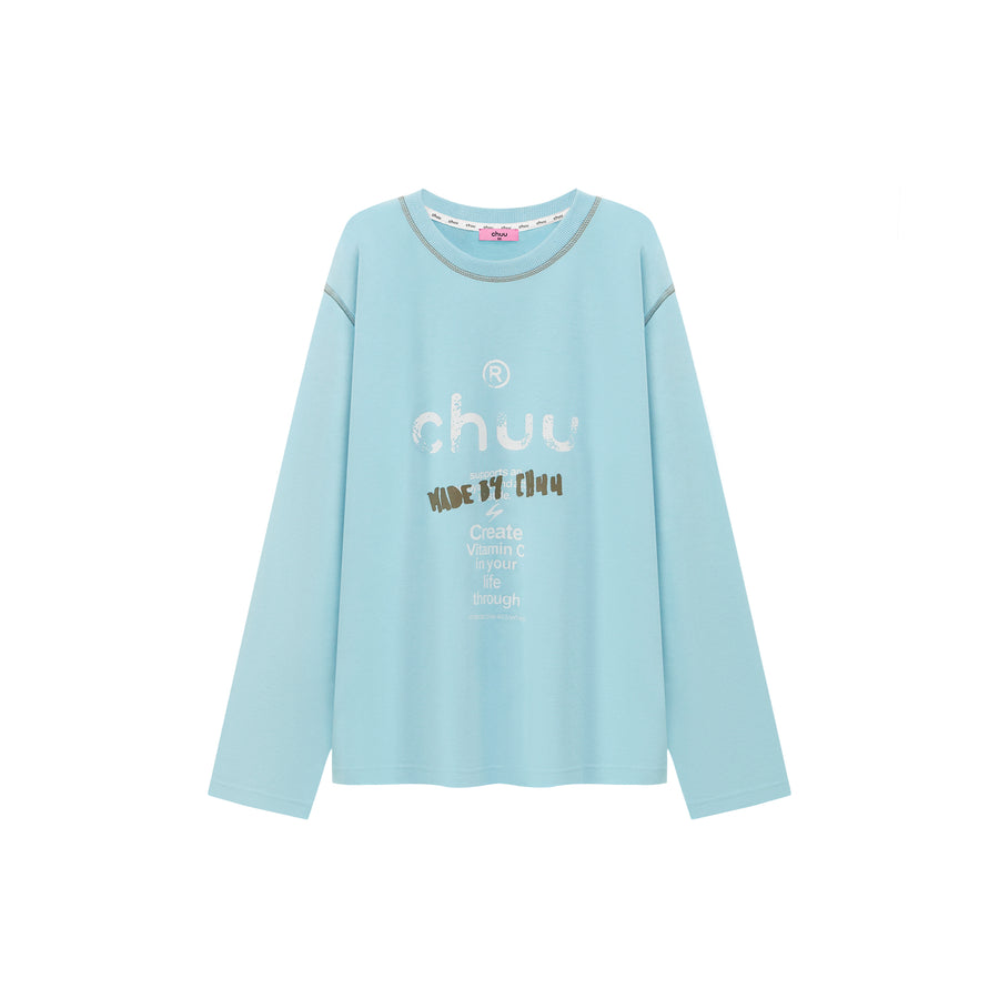 CHUU Colorful Muse Casual Loose Fit T-Shirt