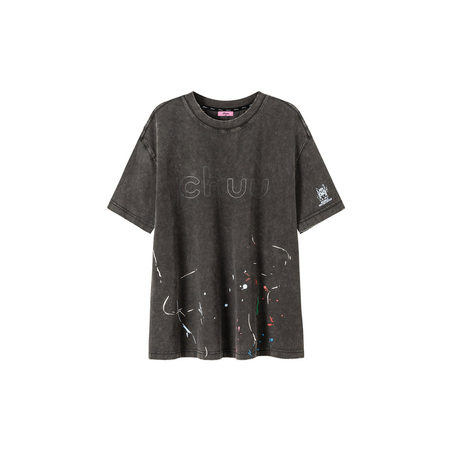 CHUU Chuu Logo Cotton Loose Fit T-Shirt