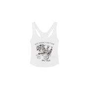 Size Doesnt Matter U-Neck Crop Sleeveless Tank Top