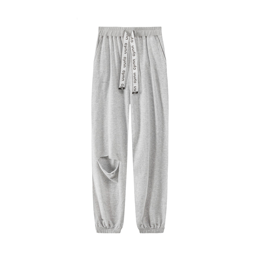 CHUU Slit Back Jogger Pants