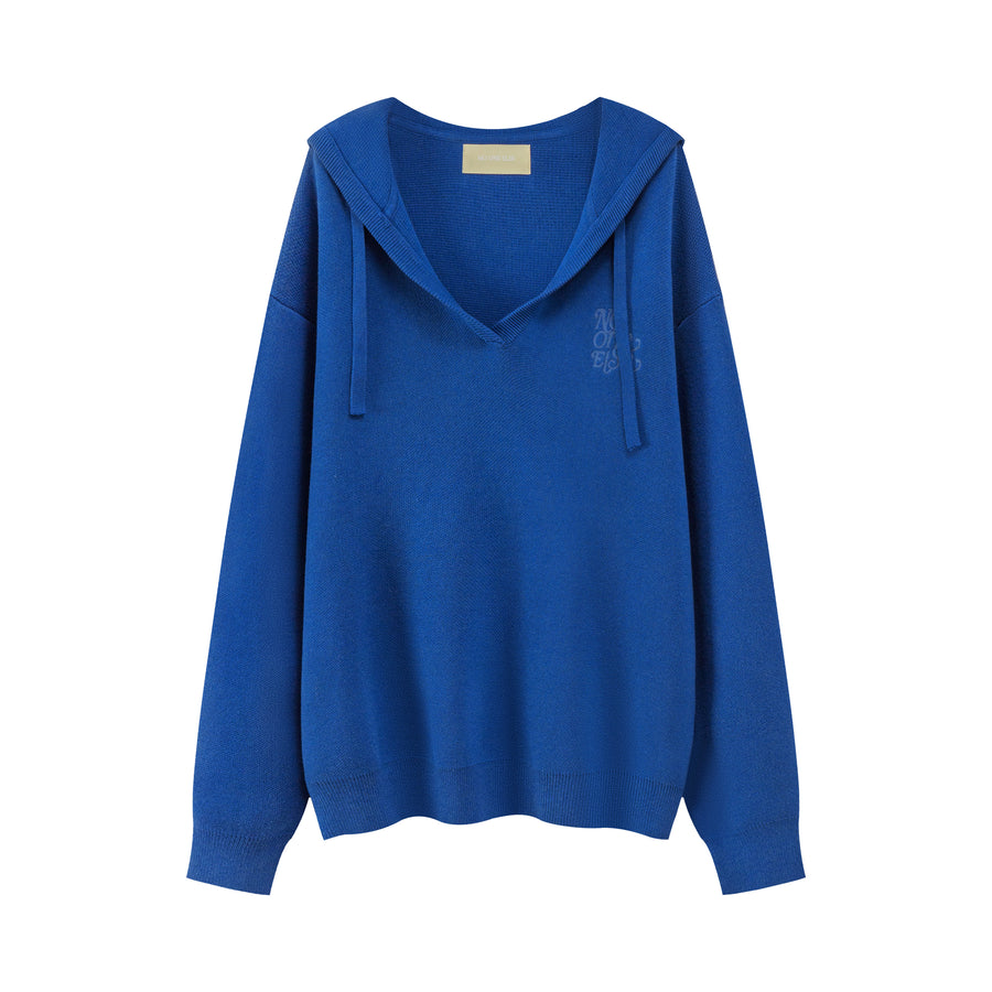 CHUU Simple V-Neck Loose Fit Hoodie