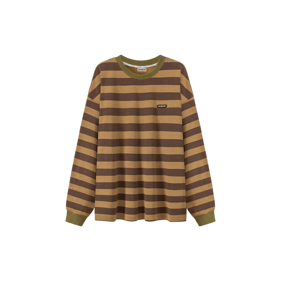 CHUU Stripe Color Sweatshirt