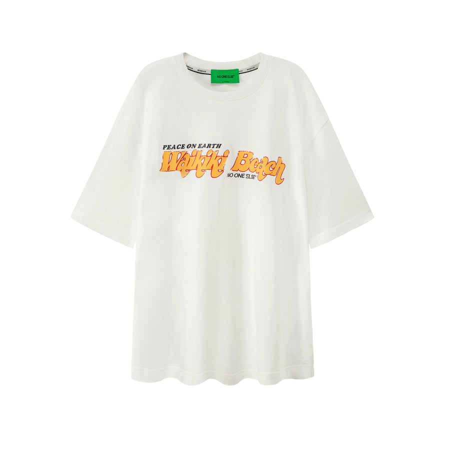 CHUU Peace And Earth Loose T-Shirt