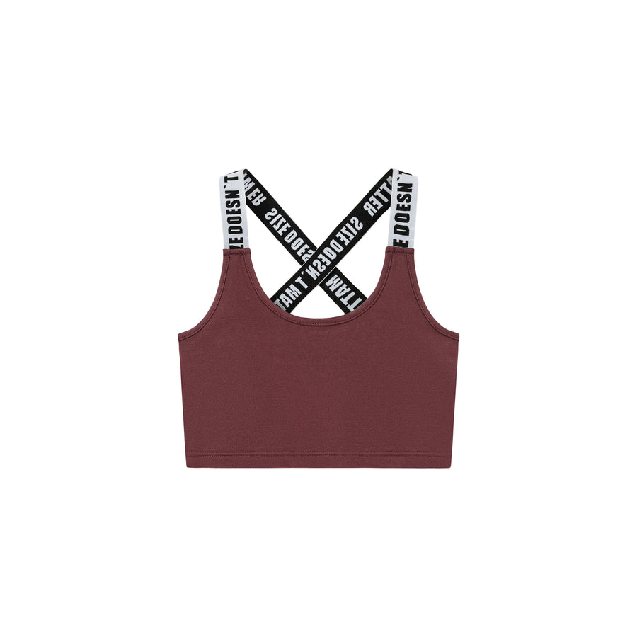 CHUU Backline Crisscross Bra Top