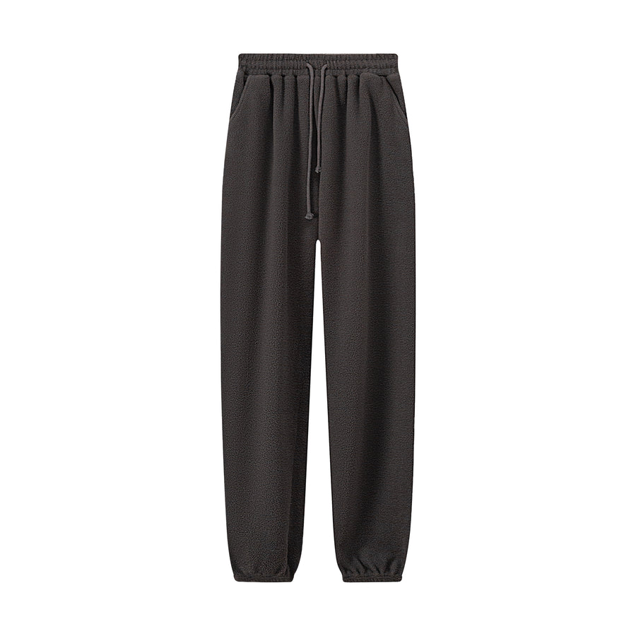 CHUU Your Energy Shifted Fleece Jogger Pants