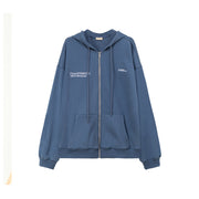 Colored Club Stretch Hooded Zip-Up