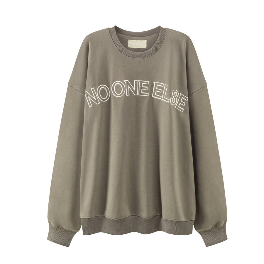 CHUU Noe Logo Printed Loose Fit Hoodie