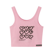 I Can Love You Sleeveless Crop Top