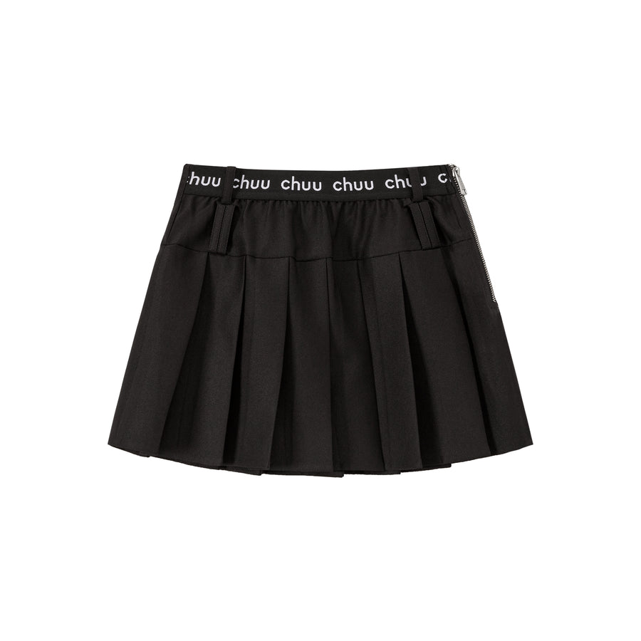 CHUU Pretty Darling A-Line Pleated Skirt