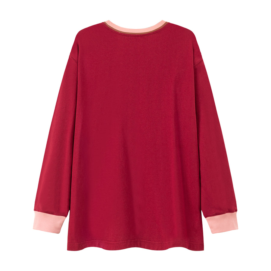 CHUU Retrograde Round Neck Sweater