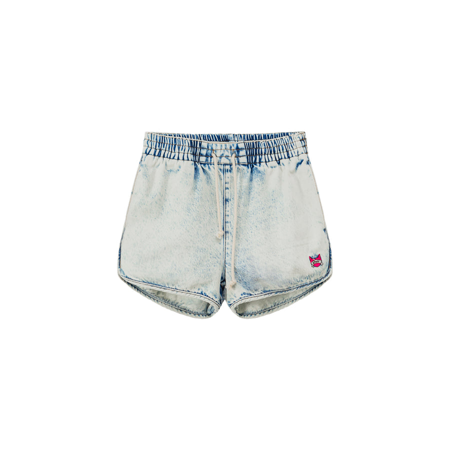 CHUU String Denim Shorts