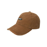 Raw Hem Ball Cap Hat