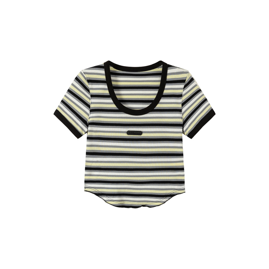 CHUU Color Stripe T-Shirt