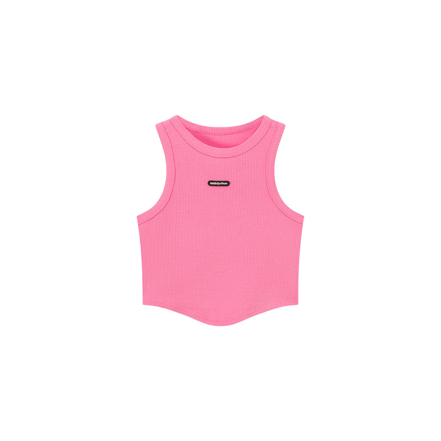 CHUU Color Slim Sleeveless Crop Top