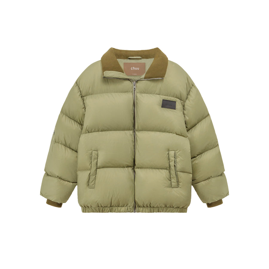 CHUU Duck Down High Neck Padded Coat