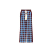 Check String Wide Casual Pants