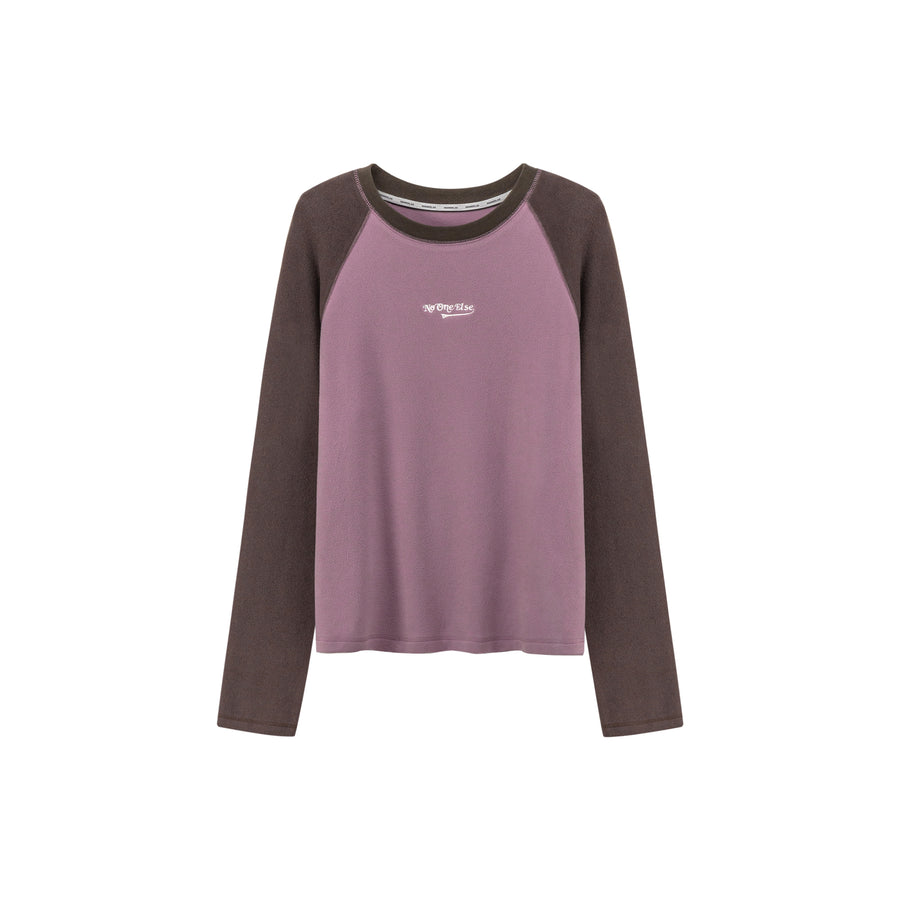 CHUU Daily Contrast Raglan T-Shirt