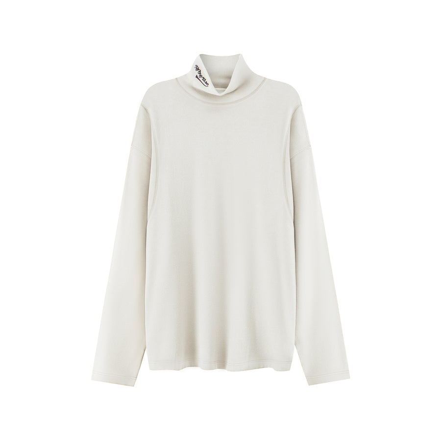 CHUU Soft Basic Turtle Neck T-Shirt