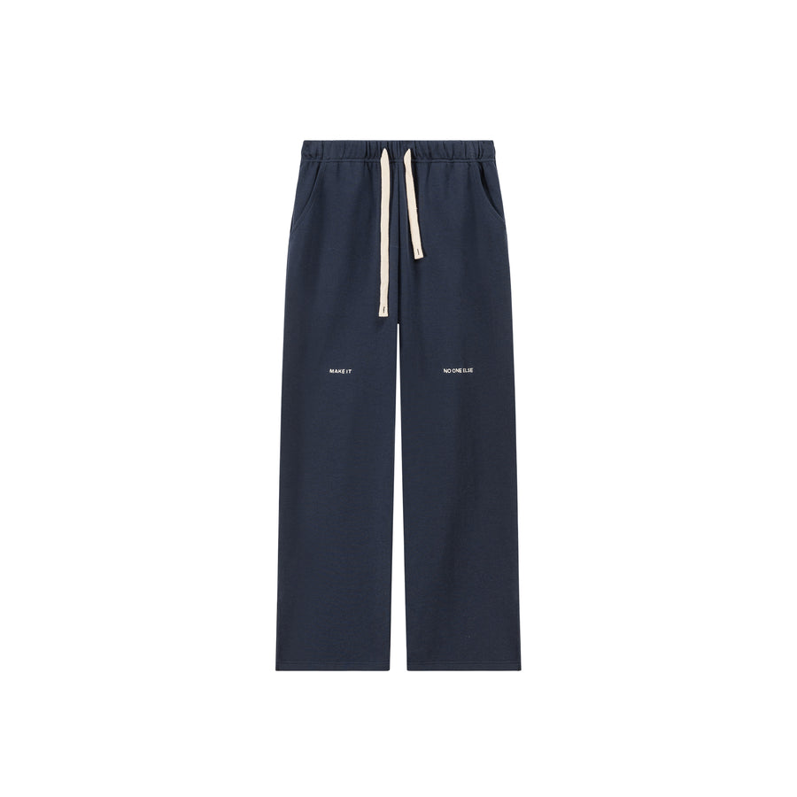 CHUU Side Slits Straight Jogger Pants