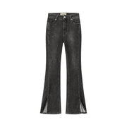 Slim High Waist Flared Jeans