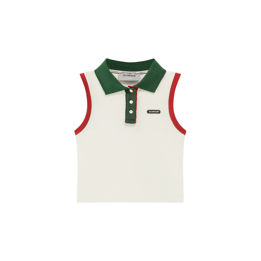 CHUU Polo Sleeveless Tennis Top