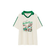 Noe Printed Town Open Collar T-Shirt