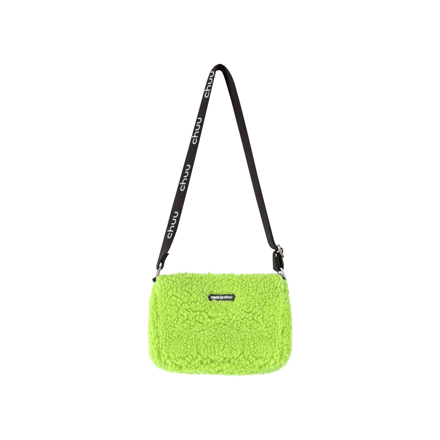 CHUU A Time In My Life Fleece Crossbody Bag